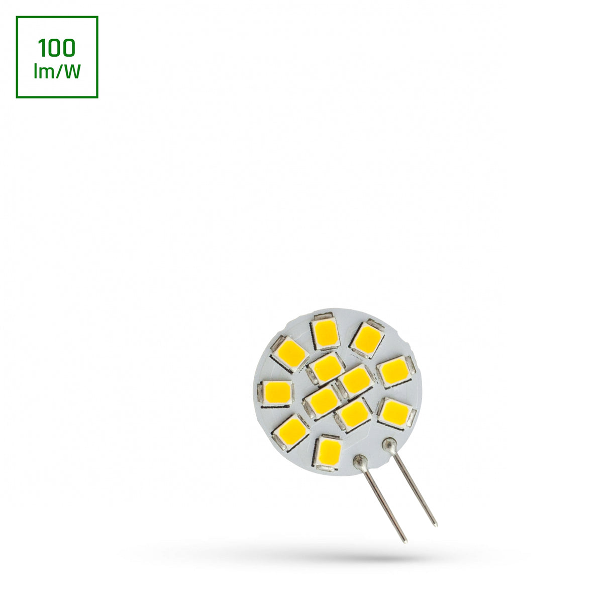 LED G4 - 12V - 1.2W - 830 3000K - Warm wit licht - Vervangt 10W